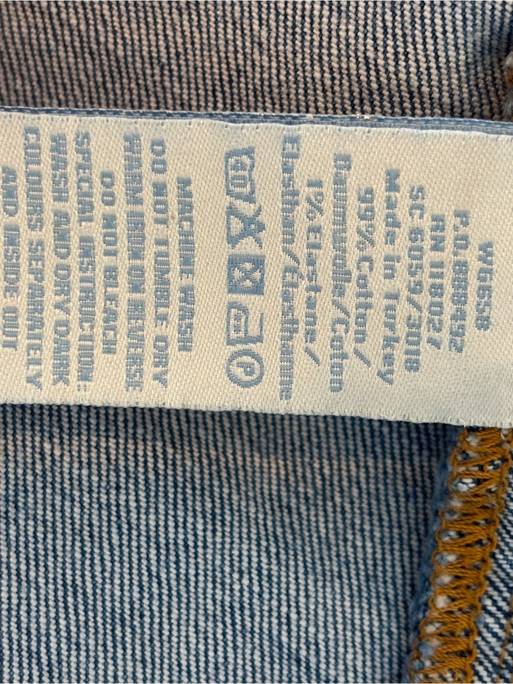 Boden Blue Button-Front Denim Mini Skirt - Picture 4 of 4